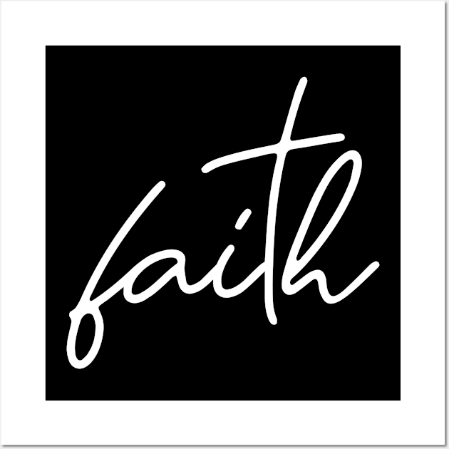 Faith, Christian, Jesus, Quote, Believer, Christian Quote, Saying Wall Art by ChristianLifeApparel